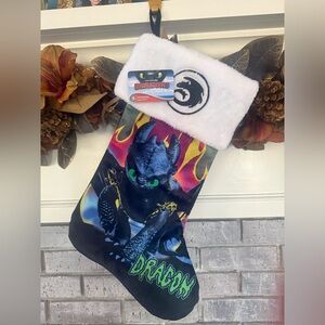 How To Train Your Dragon Toothless Christmas Stocking Dragons Dreamworks Holiday